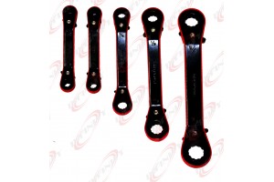 New 5pc SAE Offset Ratchet Box Wrench Set-Sae